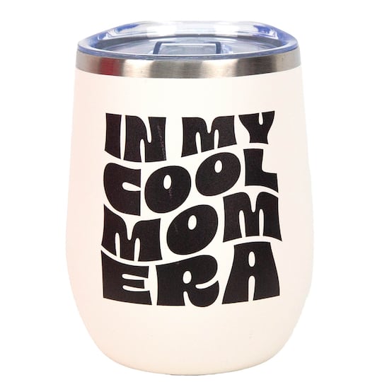 10.5oz. In My Cool Mom Era Travel Wine Tumbler